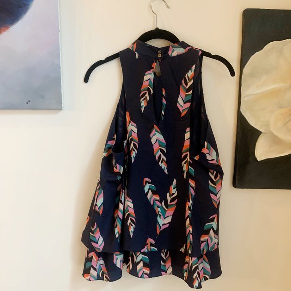 Allie Tank, Custom Feather Print - Picture 6 of 8